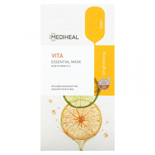 Mediheal, Vita, Essential Beauty Mask, 4 шт., По 24 мл (0,81 жидк. Унции) #1