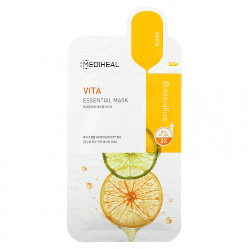 Mediheal, Vita, маска для ухода за кожей Essential Beauty Mask, 0,81 жидк. унция $ 12.99 (24 мл) #1
