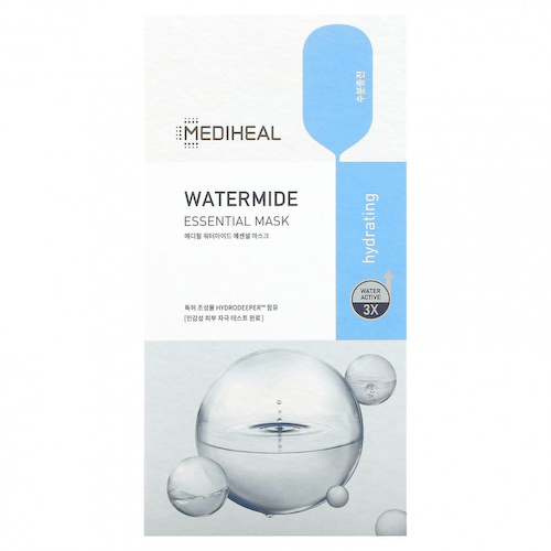 Mediheal, Watermide Essential Beauty Mask, 4 шт., По 24 мл (0,81 жидк. Унции) #1