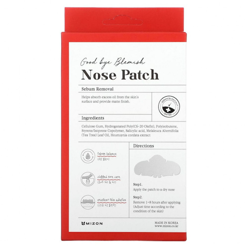 Mizon, Good Bye Blemish Nose Patch, 10 пластырей в носу #1