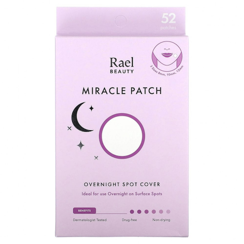 Rael, Inc., Beauty, Miracle Patch, ночное покрытие, 52 патча #1