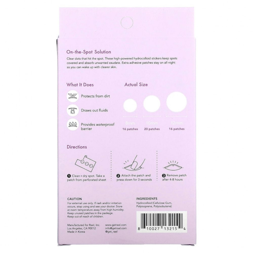 Rael, Inc., Beauty, Miracle Patch, ночное покрытие, 52 патча #1