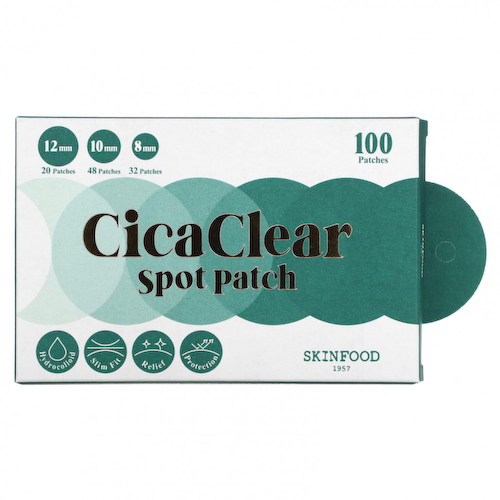 SKINFOOD, CicaClear Spot Patch, 100 патчей #1