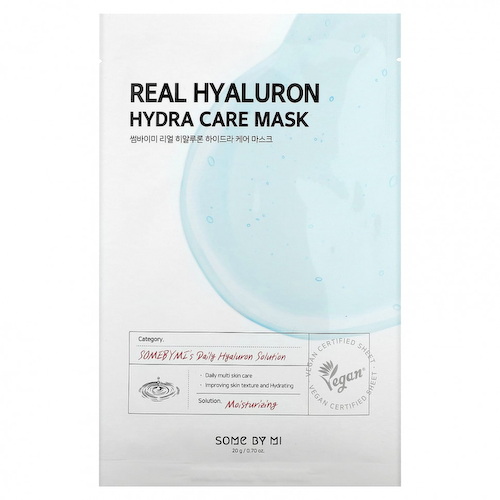 SOME BY MI, Real Hyaluron, маска для красоты Hydra Care, 1 шт., 20 г (0,7 унции) #1