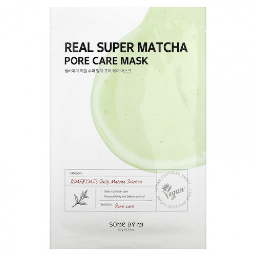SOME BY MI, Real Super Matcha, маска для ухода за порами, 1 шт., 20 г (0,7 унции) #1