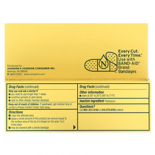 Neosporin, Simply, мазь с антибиотиками для оказания первой помощи, 14,2 г (0,5 унции) #1