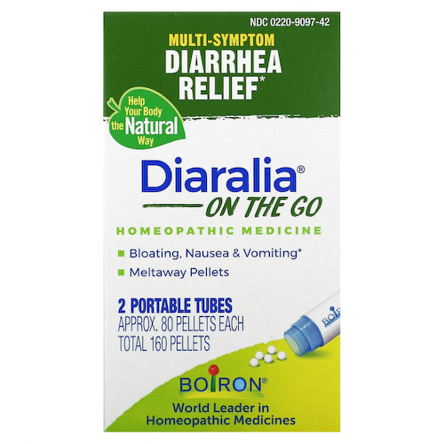 Boiron, Diaralia On The Go, 2 переносных тубуса, прибл. 80 гранул каждая #1