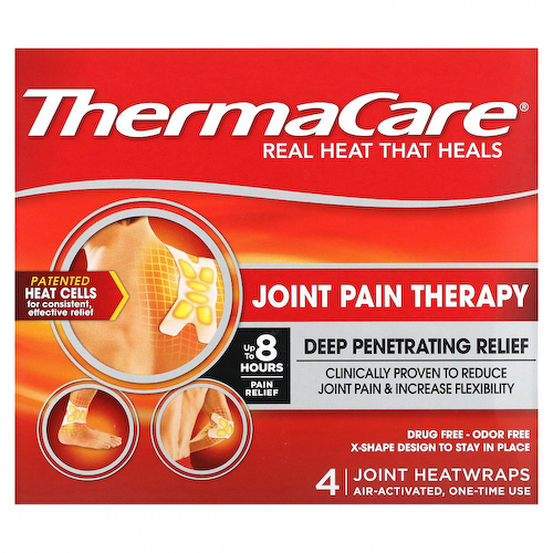 ThermaCare, Joint Pain Therapy, 4 тепловых обертывания #1