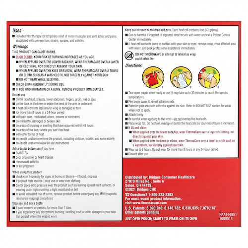 ThermaCare, Joint Pain Therapy, 4 тепловых обертывания #1