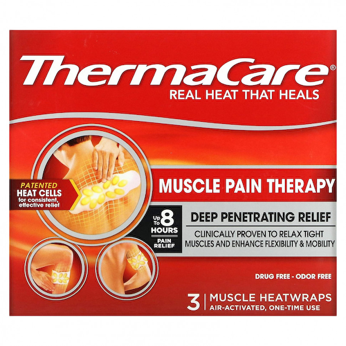 ThermaCare, Muscle Pain Therapy, 3 Muscle Heatwraps #1