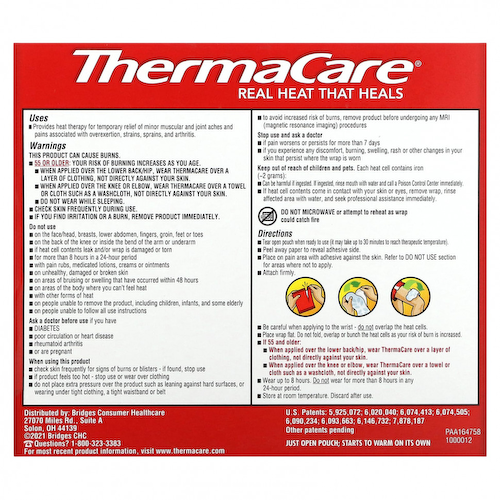 ThermaCare, Muscle Pain Therapy, 3 Muscle Heatwraps #1