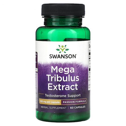 Swanson, Экстракт Mega Tribulus, 250 мг, 60 капсул #1
