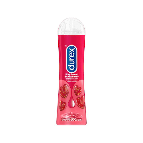 Durex Play Sweet Strawberry Гель-смазка с ароматом и вкусом сладкой клубники 100 мл #1