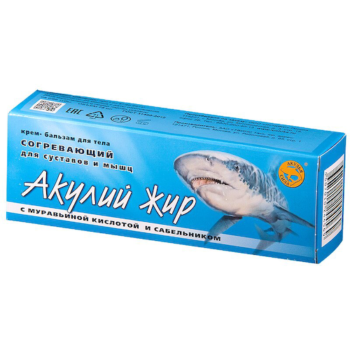 Крем-бальзам Акулий жир с муравьиной кислотой и сабельником 75 мл #1