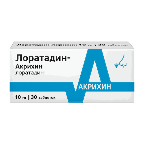 Лоратадин-Акрихин 10 мг таблетки 30 шт #1