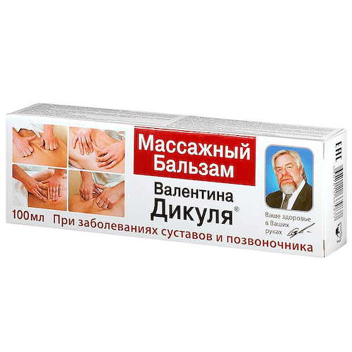 Массажный бальзам Валентина Дикуля 100 мл #1