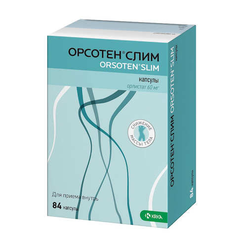 Орсотен Слим 60 мг капсулы 84 шт #1