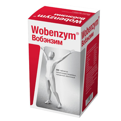 Вобэнзим таблетки 800 шт #1