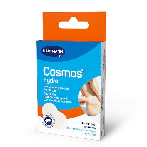 Cosmos Hydro Пластырь от влажных мозолей 7,5 см х 4,5 см 6 шт #1