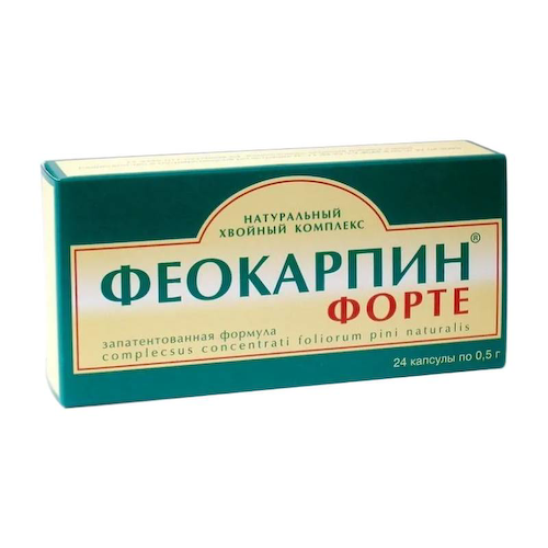 Феокарпин Форте капсулы 24 шт #1