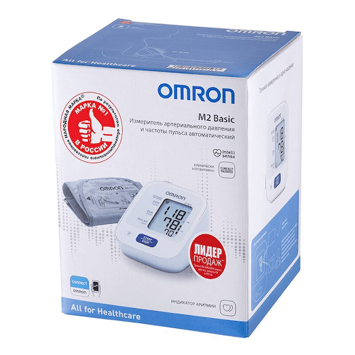 Omron Тонометр автоматический M2 Basic на плечо без адаптера с манжетой 22-32 см #1