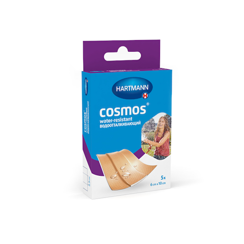 Cosmos Пластырь влагостойкий 6 см х 10 см 5 шт #1