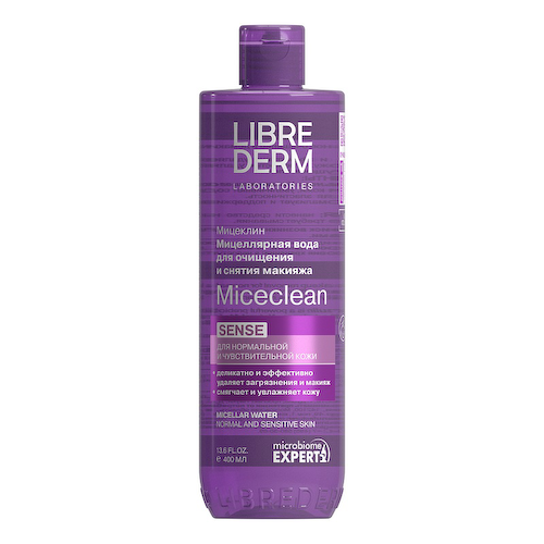 Librederm Miceclean Sense Мицеллярная вода для нормальной и чувствительной кожи 400 мл #1