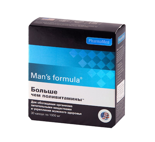 Man's formula Больше чем поливитамины капсулы 30 шт #1