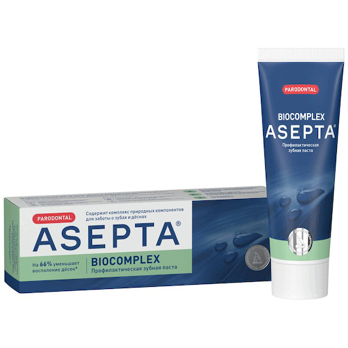 Asepta Biocomplex Зубная паста для укрепления десен 75 мл #1