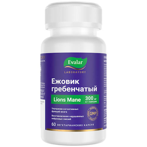 Evalar Laboratory Ежовик гребенчатый 300 мг капсулы 60 шт #1
