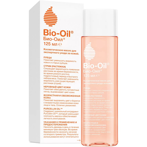 Bio-Oil Масло косметическое от шрамов растяжек и неровного тона натуральное 125 мл #1