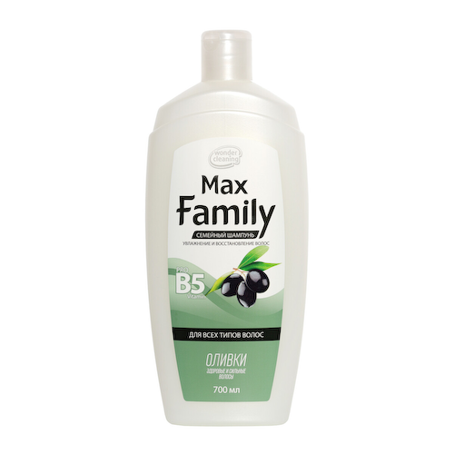 Семейный шампунь "MaxFamily" для всех типов волос ОЛИВКИ, 700 мл #1