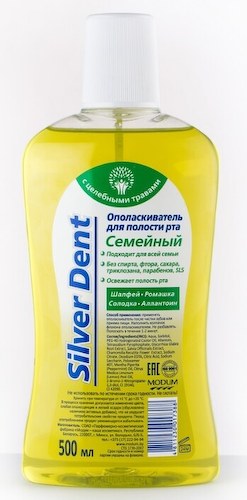 Silver Dent Ополаскиватель для рта Семейный 500 мл #1