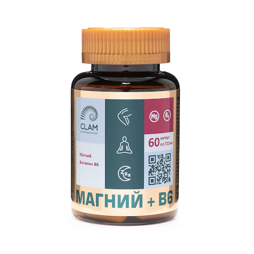 Магний+В6 - ANTI AGE, источник витаминов и минералов - для здор-я нерв-й, кост-ой и серд.-сосуд. системы - 60 капсул #1