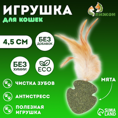 Игрушка для кошек из прессованной кошачьей мяты #1