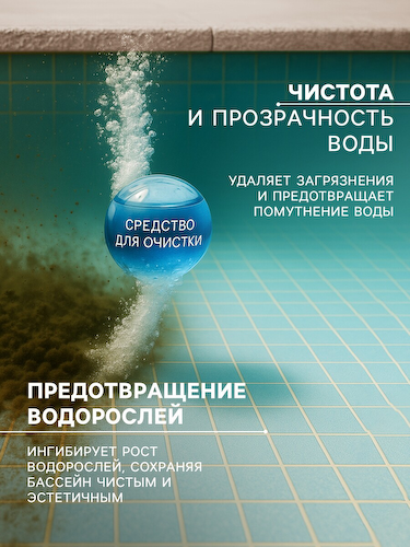 Средство против водорослей aqualand, альгицид непенящийся м , 3 л #1