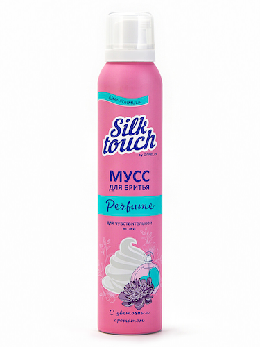 Мусс для бритья carelax silk touch женский, perfume, 200 мл #1
