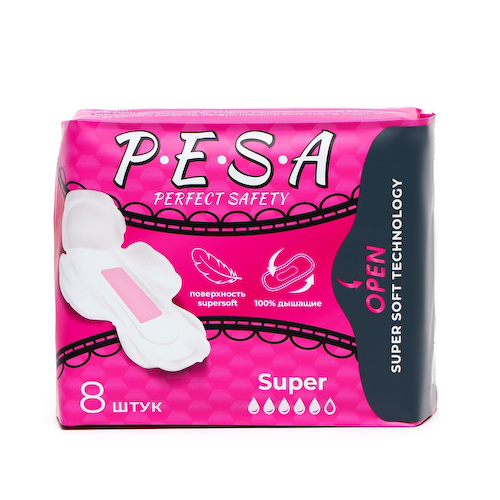 Прокладки гигиенические pesa super, 8 шт. #1