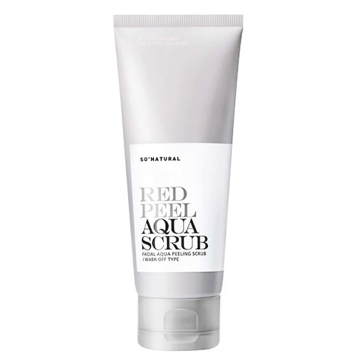Кислотный пилинг-скраб для лица So Natural Red Peel Aqua Scrub #1