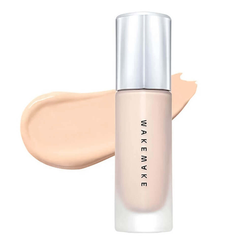 Матовый тональный флюид для лица WAKEMAKE Water Velvet Cover Foundation SPF38 PA++ 19 Porcelain #1