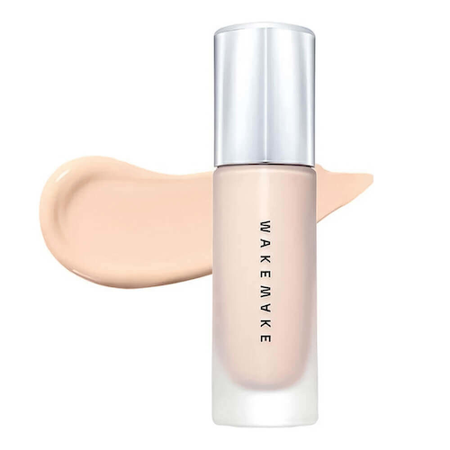 Матовый тональный флюид для лица WAKEMAKE Water Velvet Cover Foundation SPF38 PA++ 21 Vanilla #1