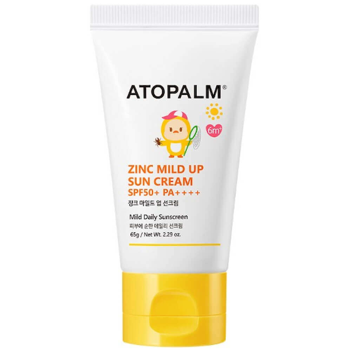 Минеральный солнцезащитный крем для детей Atopalm Zinc Mild Up Sun Cream SPF50+ PA++++ #1
