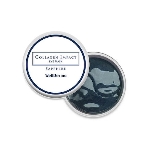 Увлажняющие патчи с морским коллагеном WellDerma Collagen Impact Sapphire Eye Mask #1