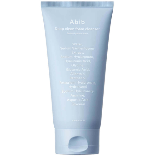 Глубокоочищающая пенка с гиалуроновой кислотой Abib Deep Clean Foam Cleanser Sedum Hyaluron Foam #1