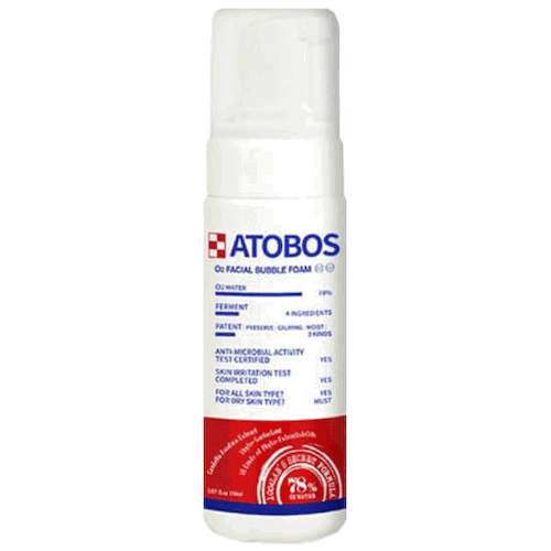 Мягкая кислородная пенка для чувствительной кожи 1004 Laboratory Atobos 02 Facial Bubble Foam #1