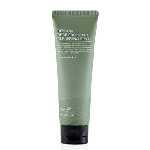 Очищающая пенка с зелёным чаем Benton Deep Green Tea Cleansing Foam #1
