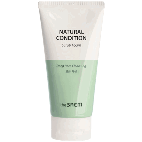 Пенка-скраб для проблемной кожи The Saem Natural Condition Scrub Foam #1