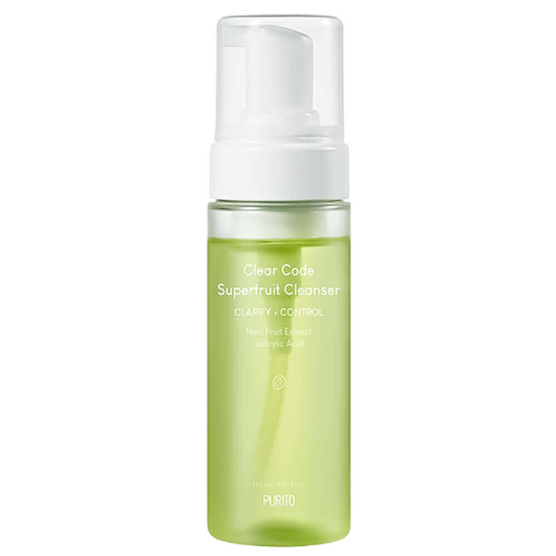 Противовоспалительная пенка для умывания с нони Purito Clear Code Superfruit Cleanser #1