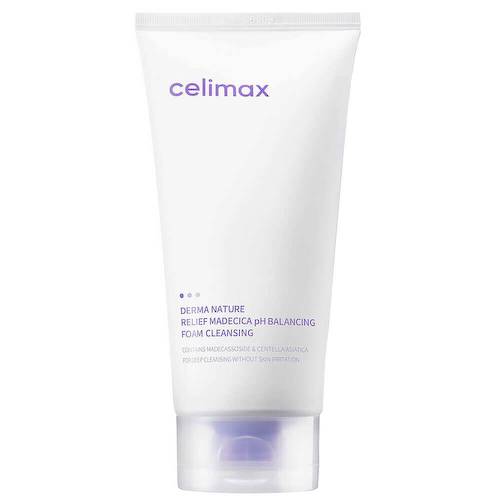 Слабокислотная пенка для умывания Celimax Derma Nature Relief Madecica pH Balancing Foam Cleansing #1