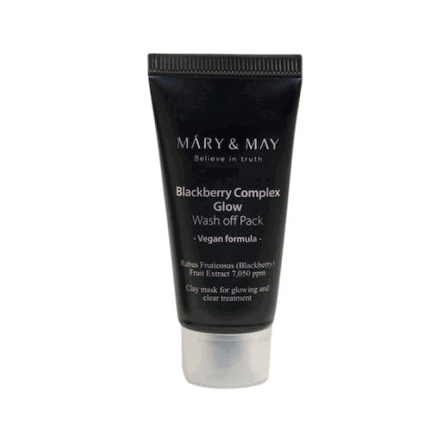 Антиоксидантная глиняная маска с ежевикой Mary&May Blackberry Complex Glow Wash Off Pack #1